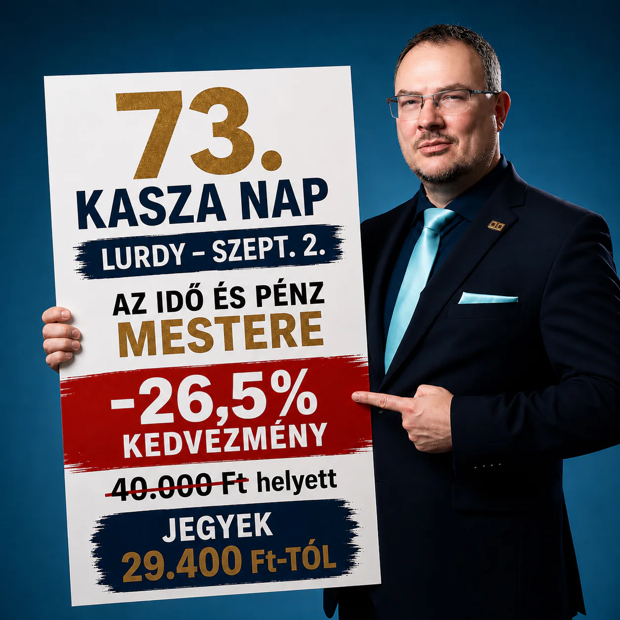 Még jelentkezhetsz a 73. Kasza napra