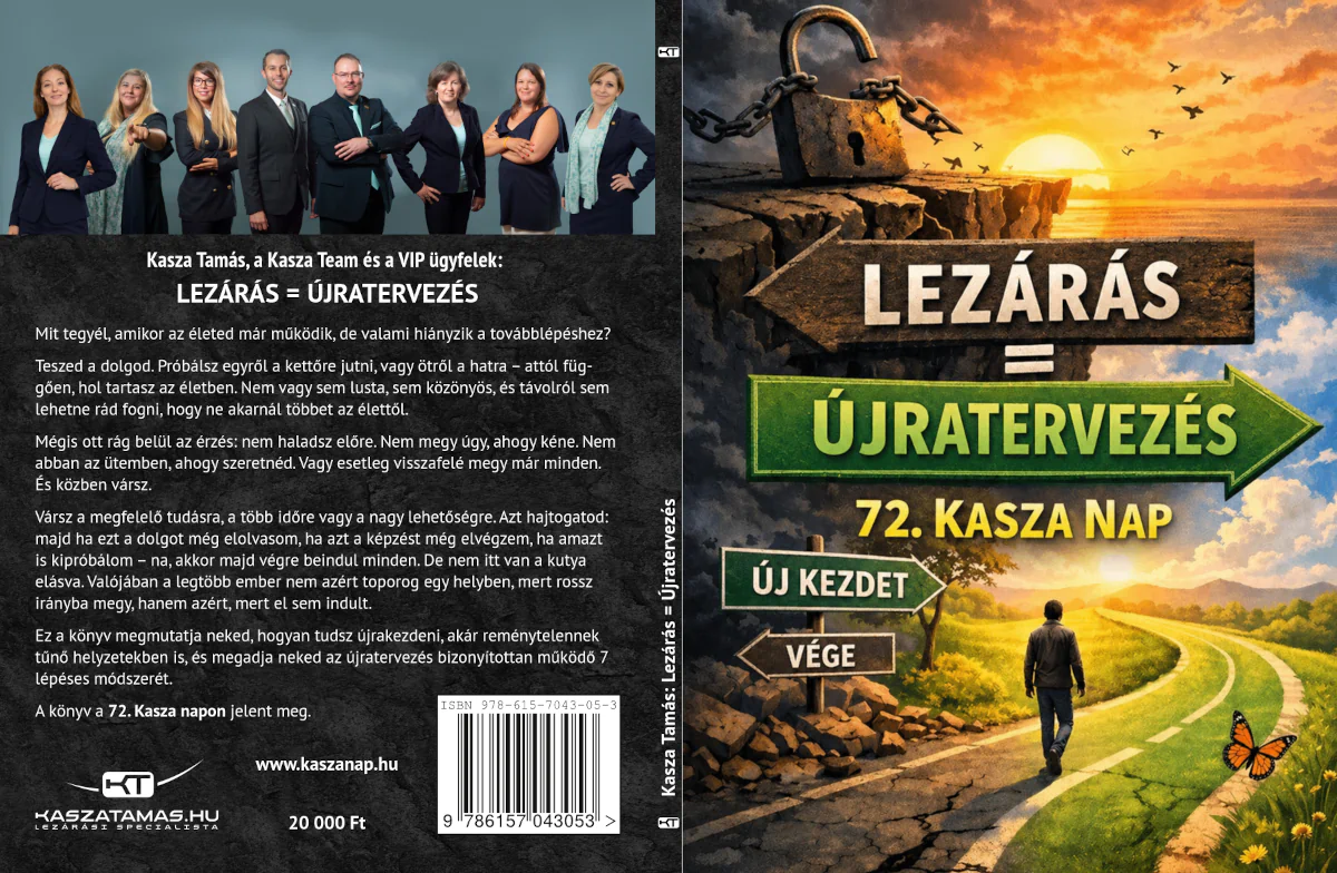 Kasza Tamás: LEZÁRÁS = ÚJRAKEZDÉS könyv